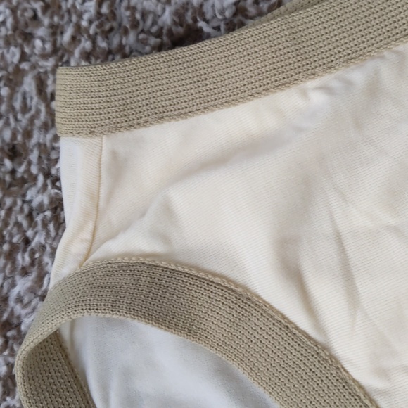 ADORABLE Y2K Poleci Yellow Stretch Tank w/contrast trim, Size S - Picture 4 of 6